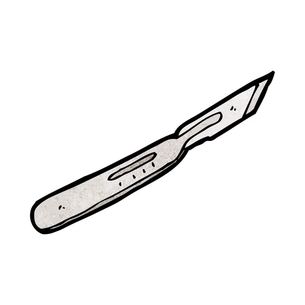 Cartoon scalpel — Stock Vector