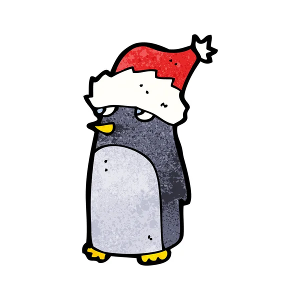 Pingüino de dibujos animados — Vector de stock