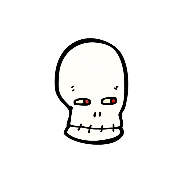 Cartoon Skull — Stock Vector