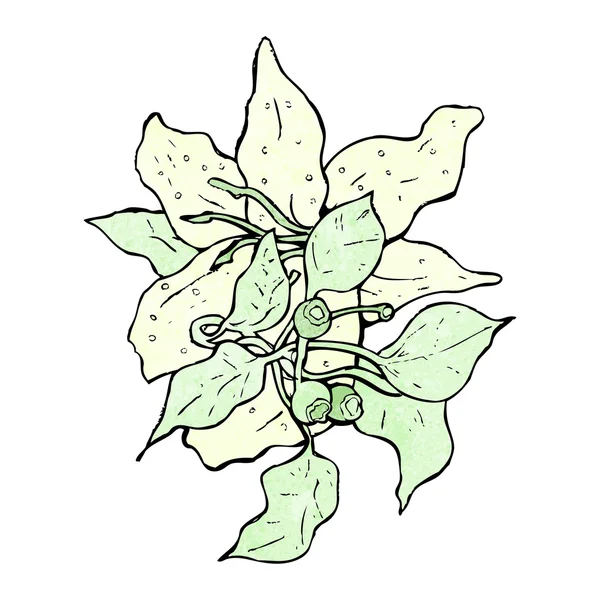 Tekening van lily bloemen — Stockvector