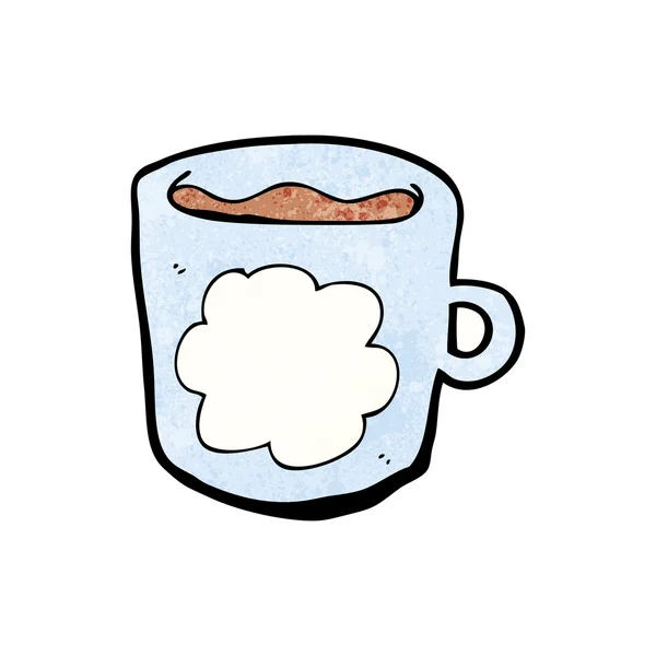 コーヒー カップ漫画 — ストックベクタ
