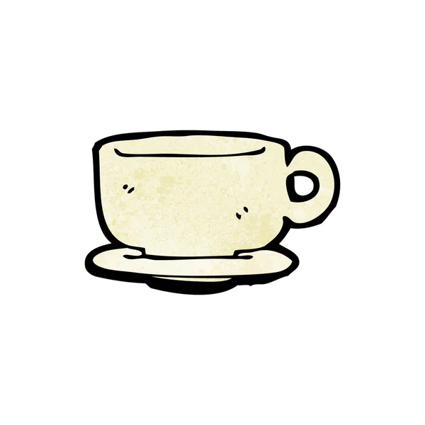 Beige Coffee Mug — Stock Vector