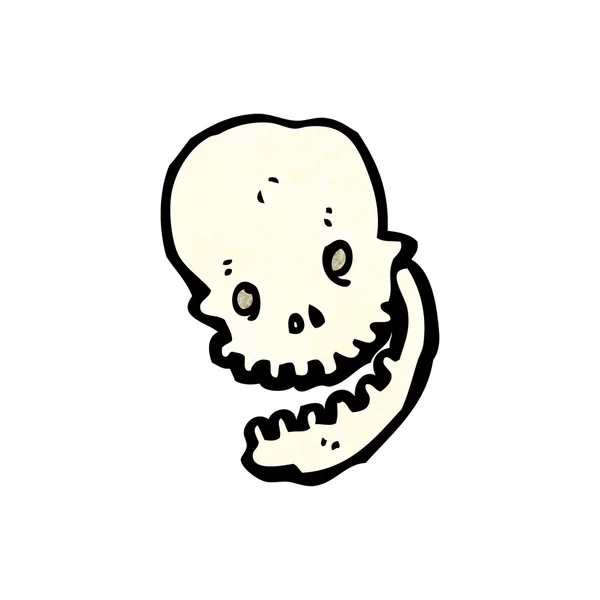 外星人的头骨 — 图库矢量图片