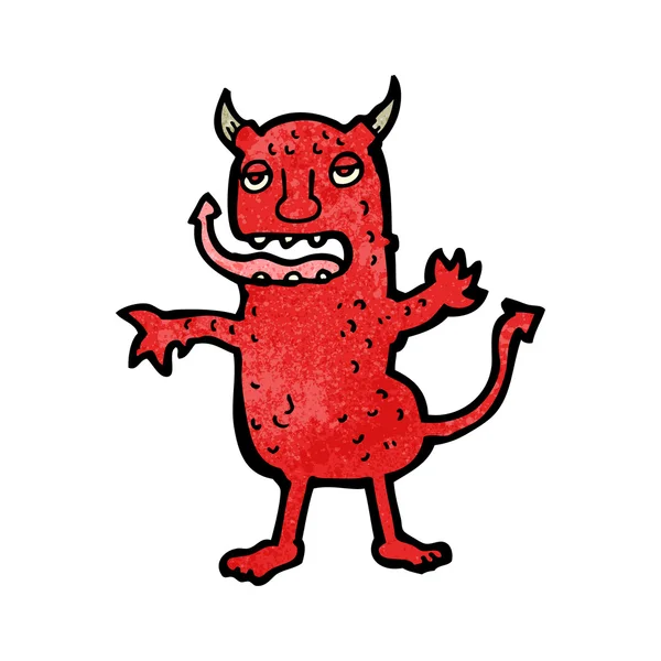 Desenhos animados diabo engraçado — Vetor de Stock