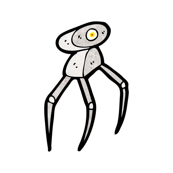 Spider robot cartoon — Stock Vector