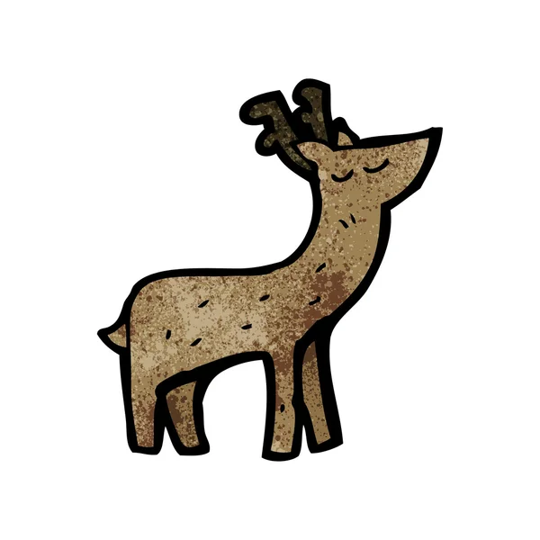 Doe cervo cartone animato — Vettoriale Stock