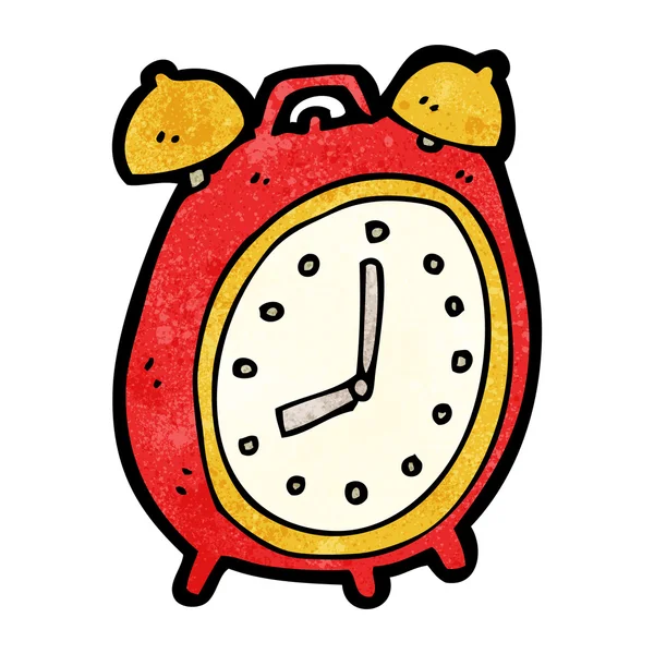 Alarm clock cartoon — Stock Vector