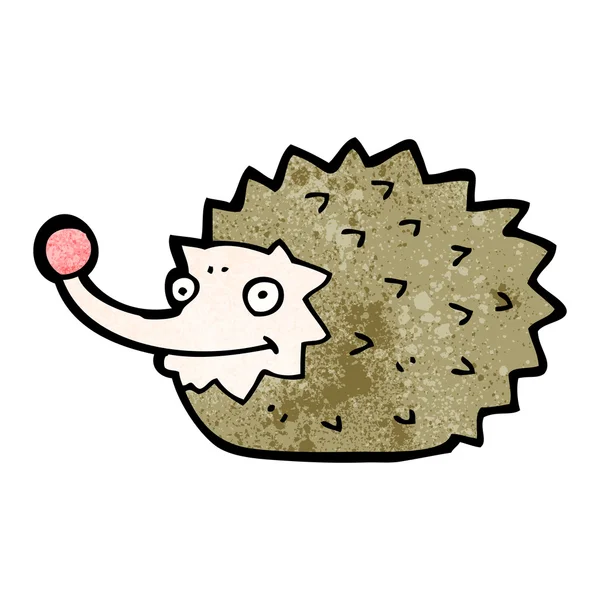 Happy hedgehog cartoon — Stock Vector
