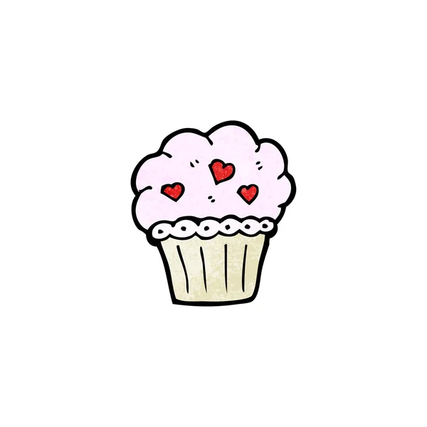 Cupcake de bande dessinée — Image vectorielle