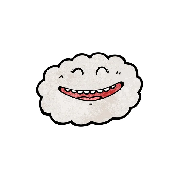 Śmieszne kreskówka chmura — Wektor stockowy