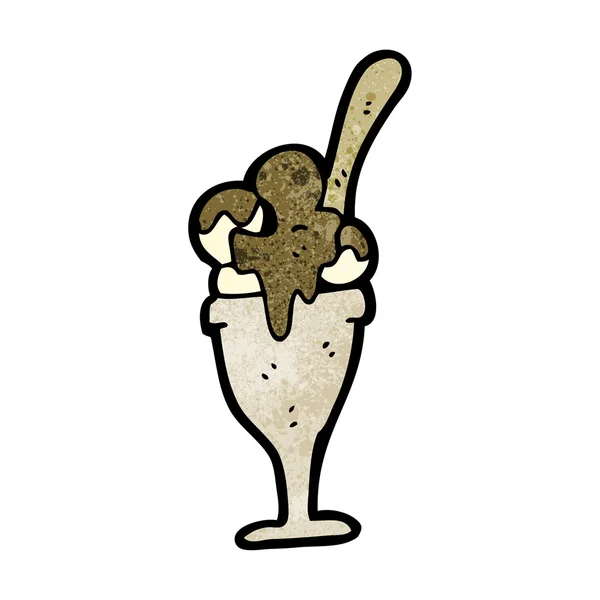 Карикатурное мороженое — стоковый вектор