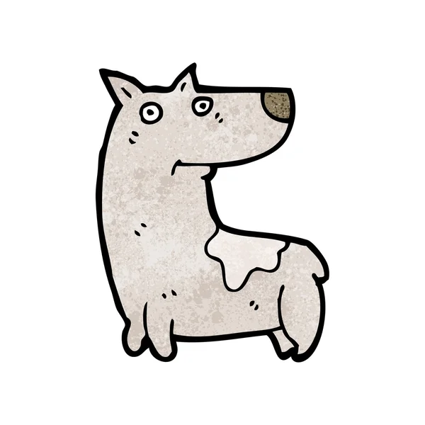 Perro pensando en dibujos animados — Archivo Imágenes Vectoriales