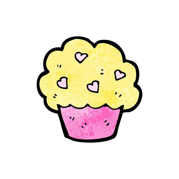 Cup-cake cartoon — Stockvector