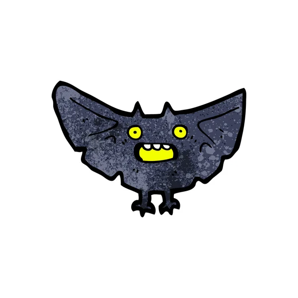 Spooky vampire bat cartoon — Stock Vector