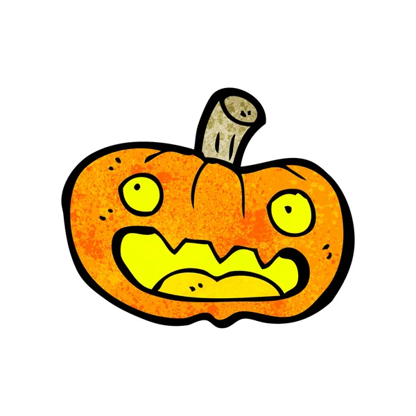 Pumpkin cartoon — Stock Vector
