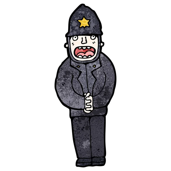 Policeman cartoon — Stock Vector