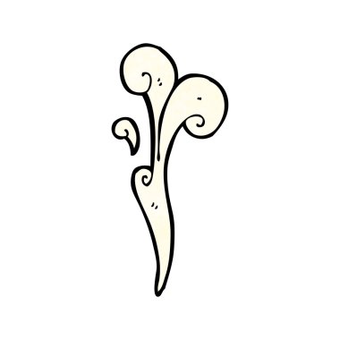 karikatür duman girdap