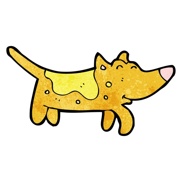 Желтая собака — стоковый вектор