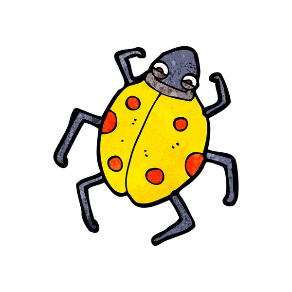 Coccinelle jaune — Image vectorielle