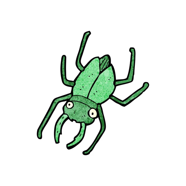 Giant exotic beetle cartoon — Stock Vector