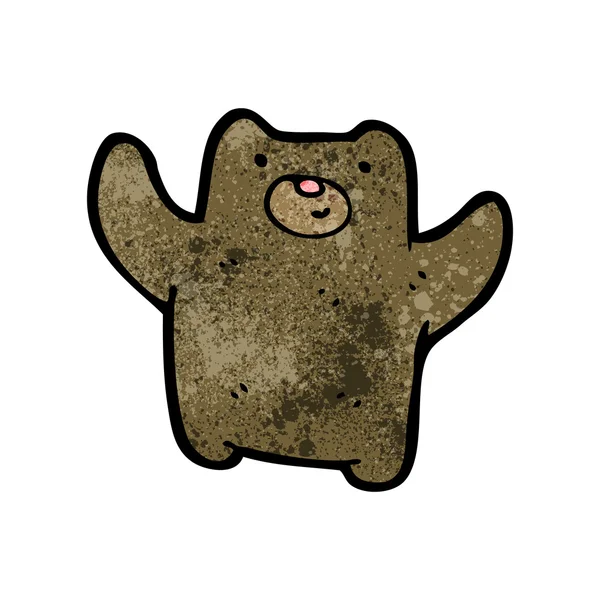 Γελοιογραφία μικρό αρκουδάκι — Διανυσματικό Αρχείο