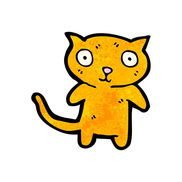 Schattig kat cartoon — Stockvector
