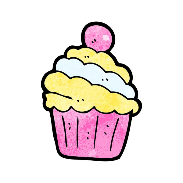 Party cupcake cartoon — Stock Vector