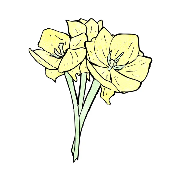 Fleurs de tulipes — Image vectorielle