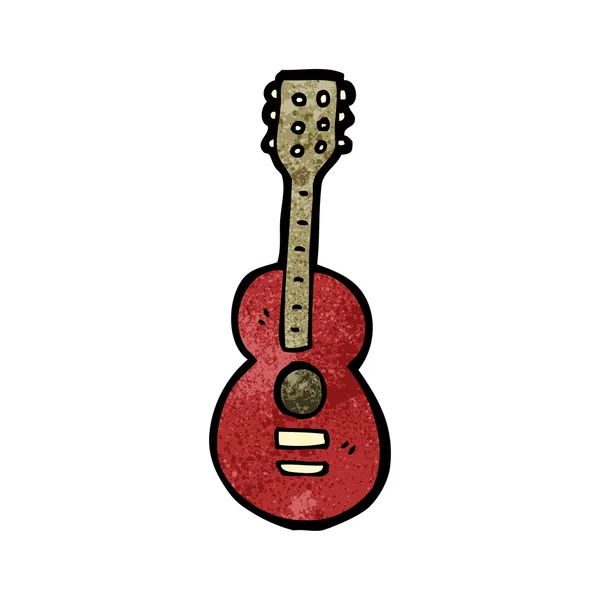 Caricatura de guitarra — Vector de stock