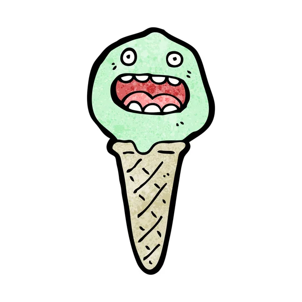 아이스크림 만화 — 스톡 벡터