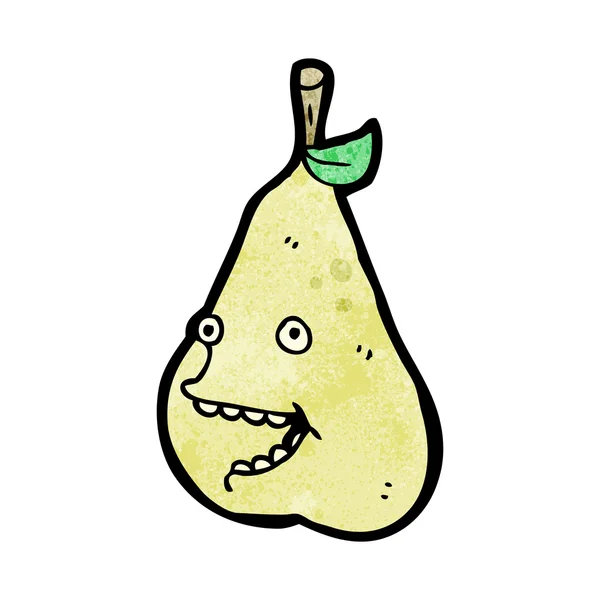 Pear Mascot — Stock Vector