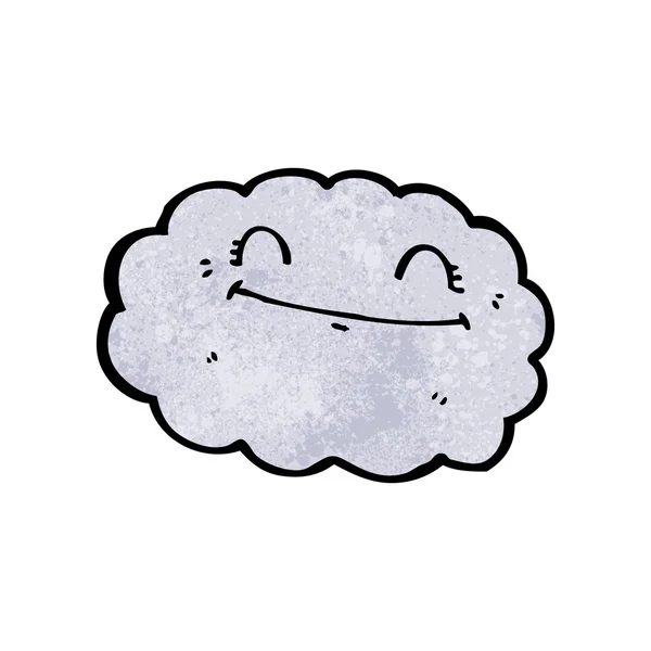 Happy rain cloud cartoon — ストックベクタ