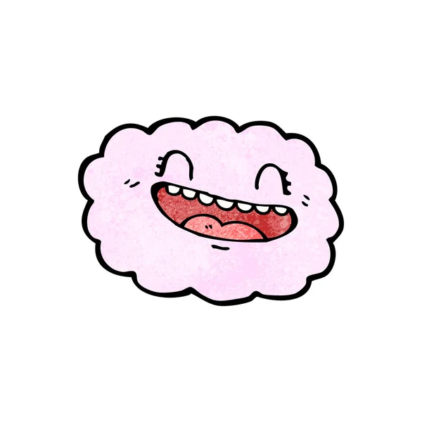 행복 한 구름 만화 — 스톡 벡터