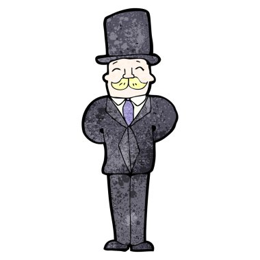 karikatür zengin bey