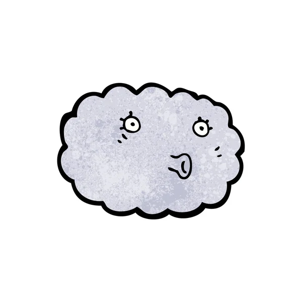 Funny cartoon cloud — Stok Vektör