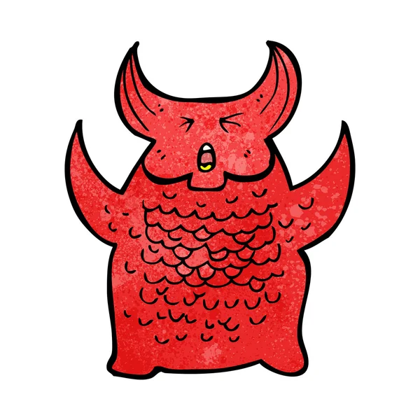 Demonio de dibujos animados — Vector de stock