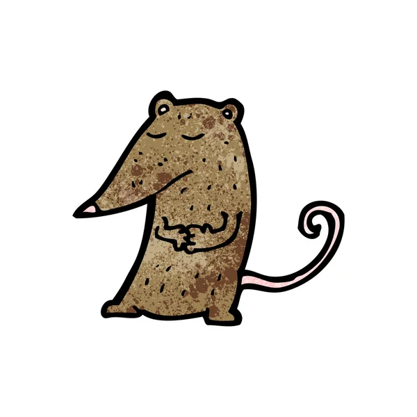 Dessin animé rat — Image vectorielle