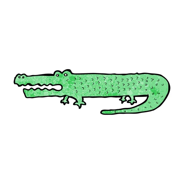 Krokodil cartoon — Stockvector