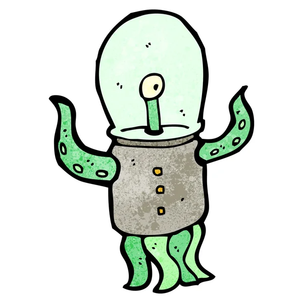 Desenhos animados alienígenas estranhos (versão raster ) —  Vetores de Stock