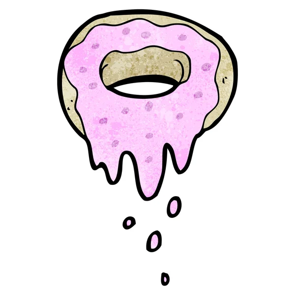 Cartoon doughnut — Stock Vector