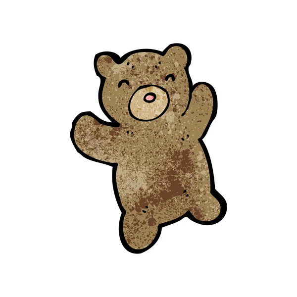 Kleiner Bär-Cartoon — Stockvektor