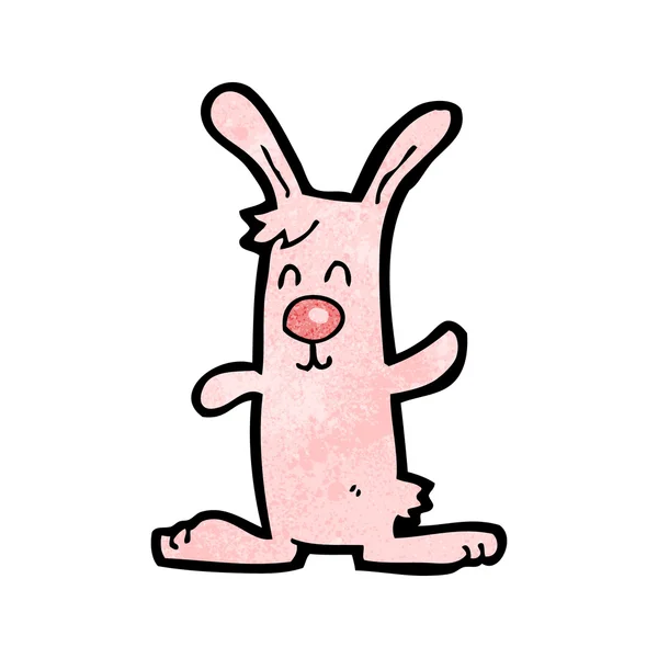 Happy bunny cartoon — Stock Vector