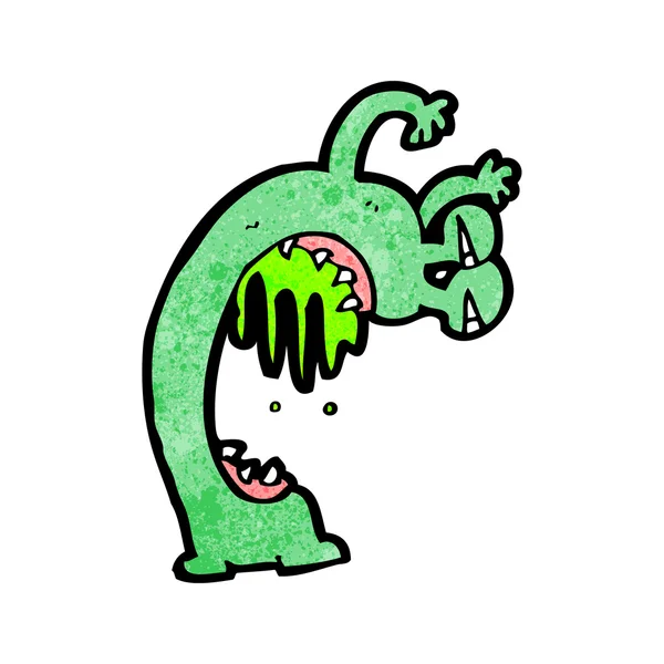 Bruto monster cartoon — Stockvector