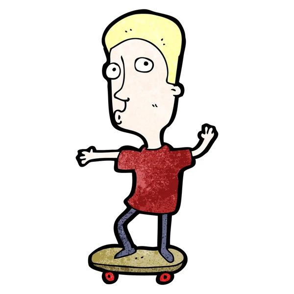Skater boy cartone animato — Vettoriale Stock