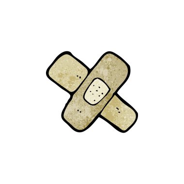 çizgi film yapıştırma alçı