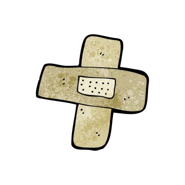 çizgi film yapıştırma alçı