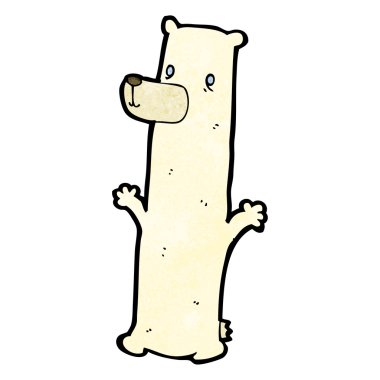 Sıska bir kutup ayısı, çizgi film