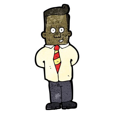 yararlı ofis personeli cartoon