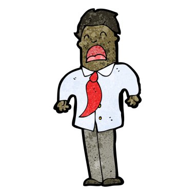 karikatür inilti işadamı