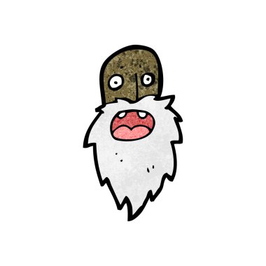 yaşlı adam gasping çizgi film